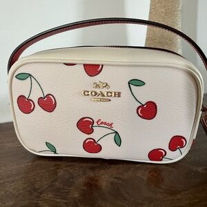 Coach Jamie cherry wristlet